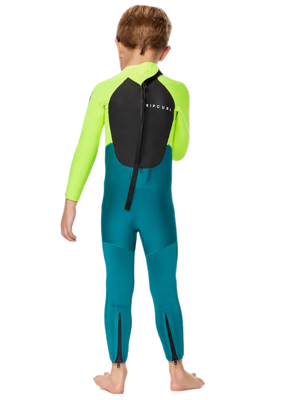 Rip Curl Groms Omega 3/2mm Back Zip Steamer Wetsuit