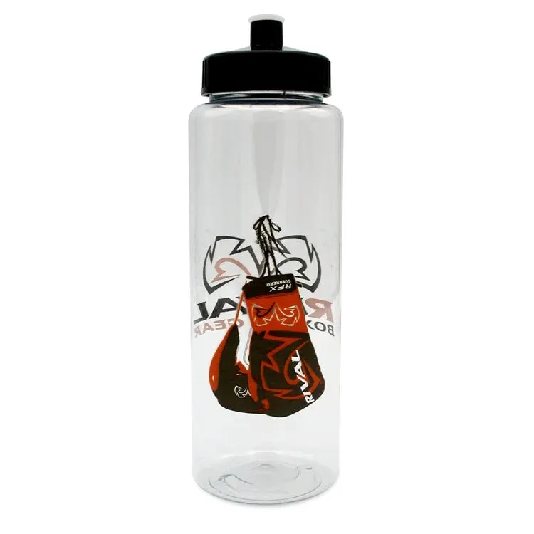 RIVAL®  WATER BOTTLE - CLEAR | BPA Free for Fitness, Gym and Outdoor Sports