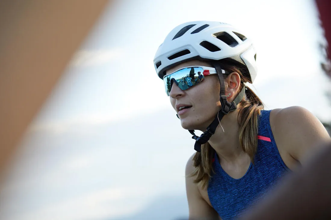 RoadR 500 Road Cycling Helmet - Neon