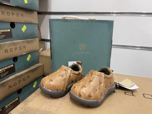 Roper Infant Boots Cowbabies Cotter Tan