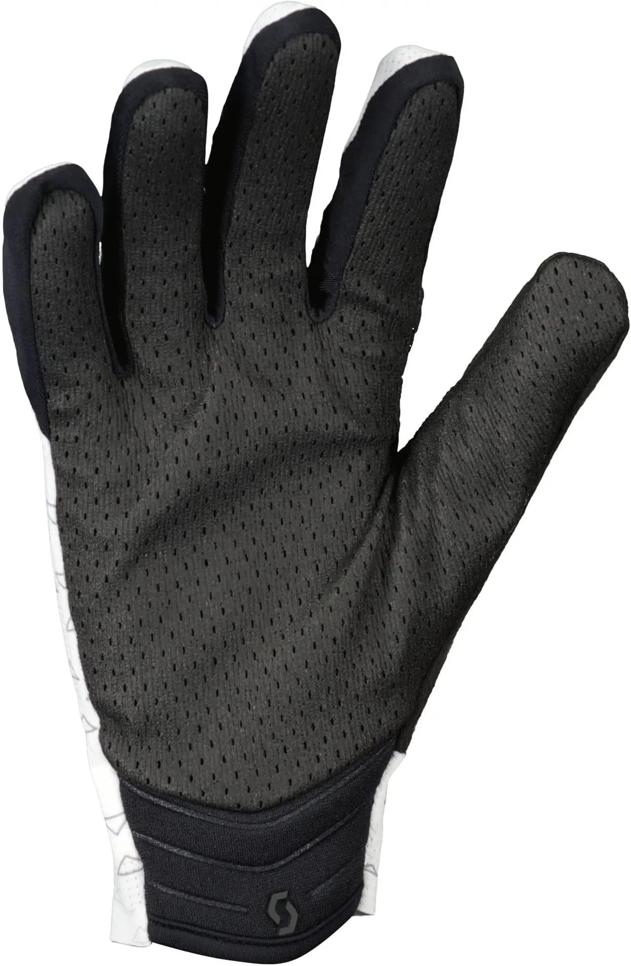 Scott RC Pro Full Finger Cycling Gloves - White