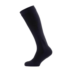 Sealskinz Hiking Mid Weight Knee Length Waterproof Socks Black Grey