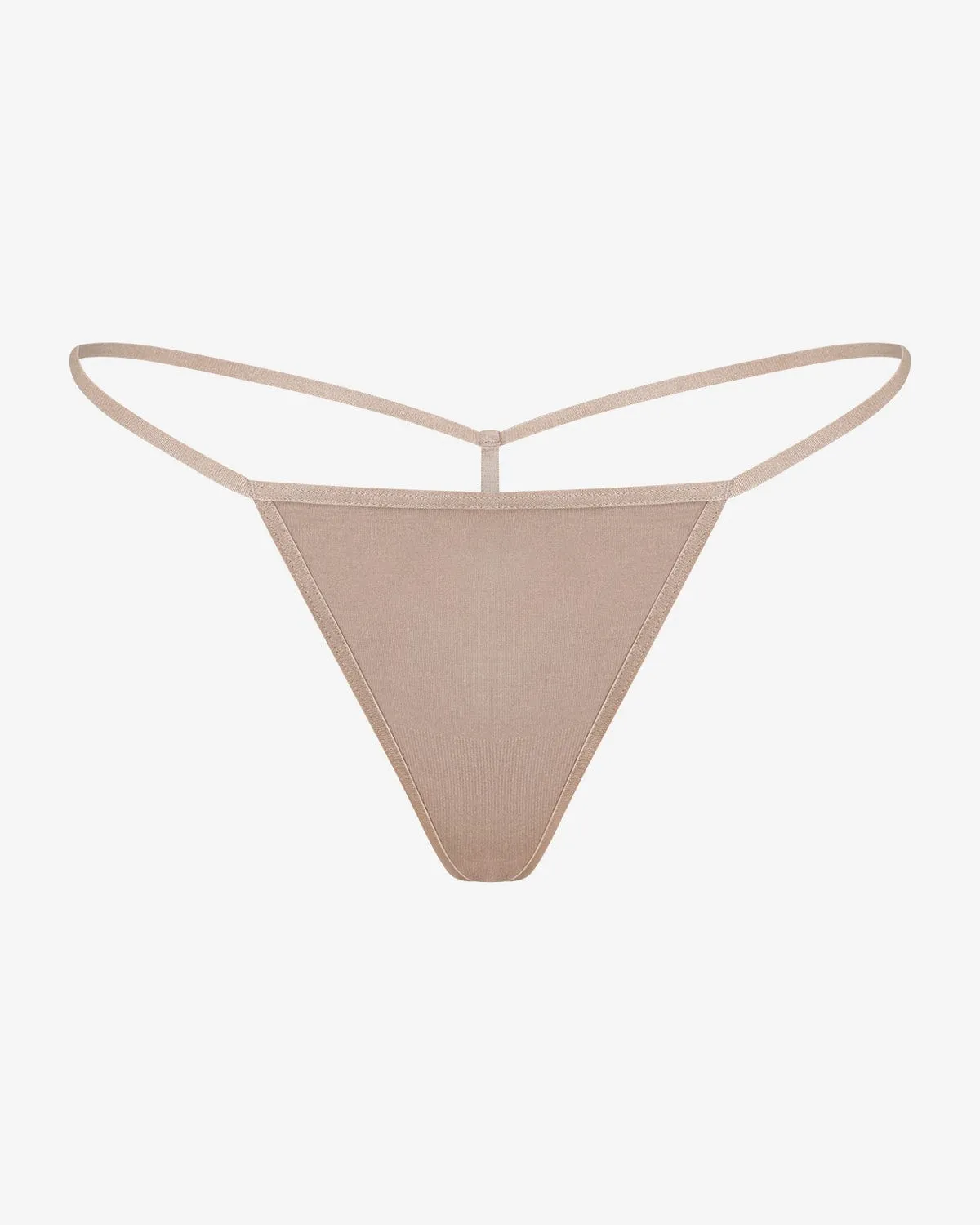 Seamless Bamboo T-String | Sand