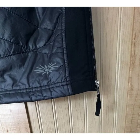Skhoop Skirt Women SZ Medium Black Insulated Puffer Sweden Ski Outdoors Zipper