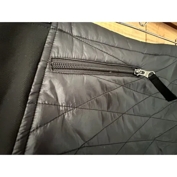 Skhoop Skirt Women SZ Medium Black Insulated Puffer Sweden Ski Outdoors Zipper