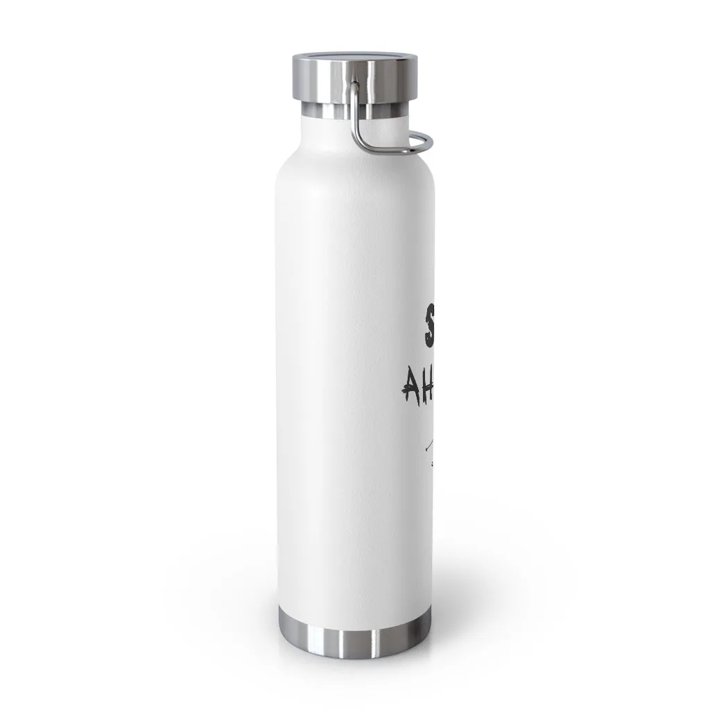 Ski Aholic Vacuum Insulated Bottle, Skiing Bottle, Skier Gifts