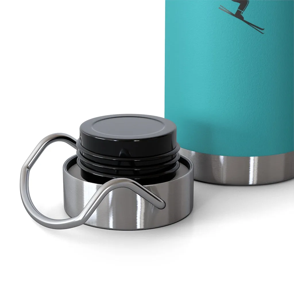 Ski Aholic Vacuum Insulated Bottle, Skiing Bottle, Skier Gifts