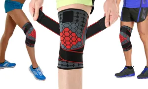 Stabilizing and Recovery Knee Compression Crossover Sleeve