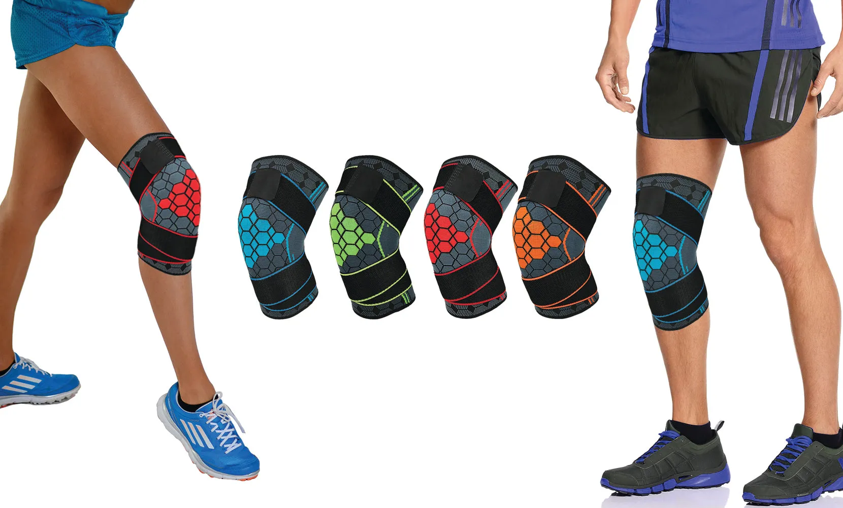 Stabilizing and Recovery Knee Compression Crossover Sleeve