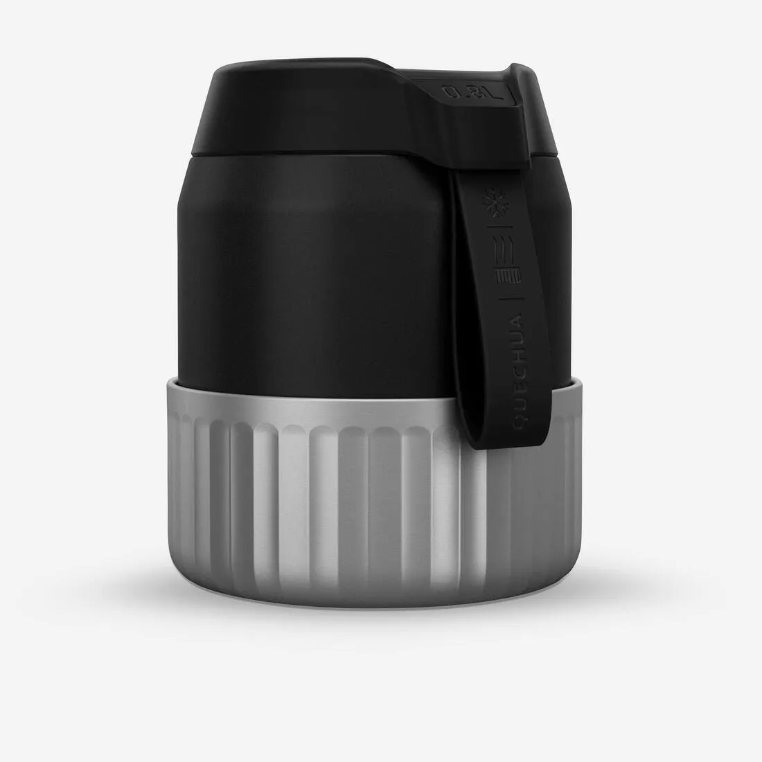Stainless Steel Isothermal Food Box for Hiking MH500 0.8 L with Bowl
