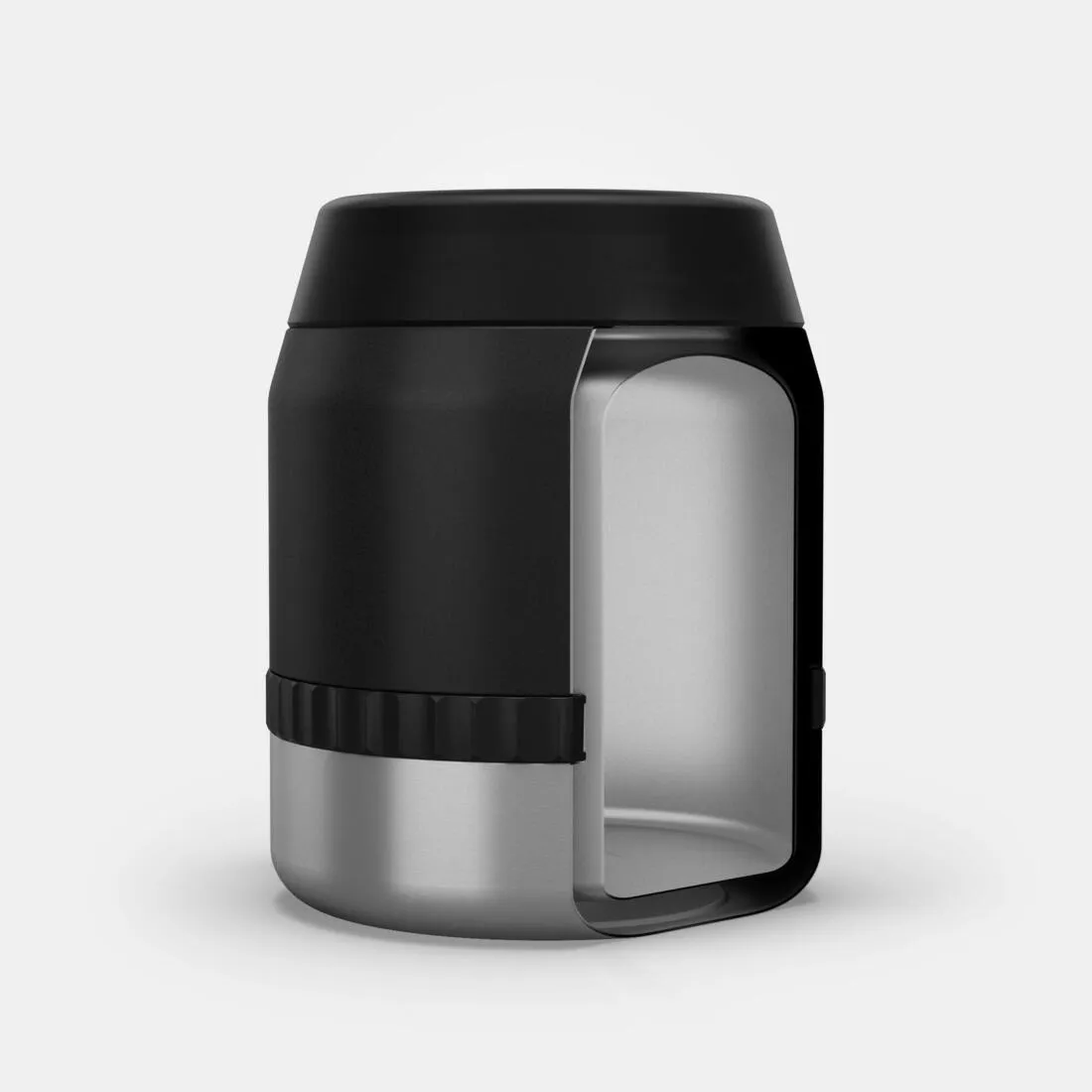 Stainless Steel Isothermal Food Box for Hiking MH500 0.8 L with Bowl