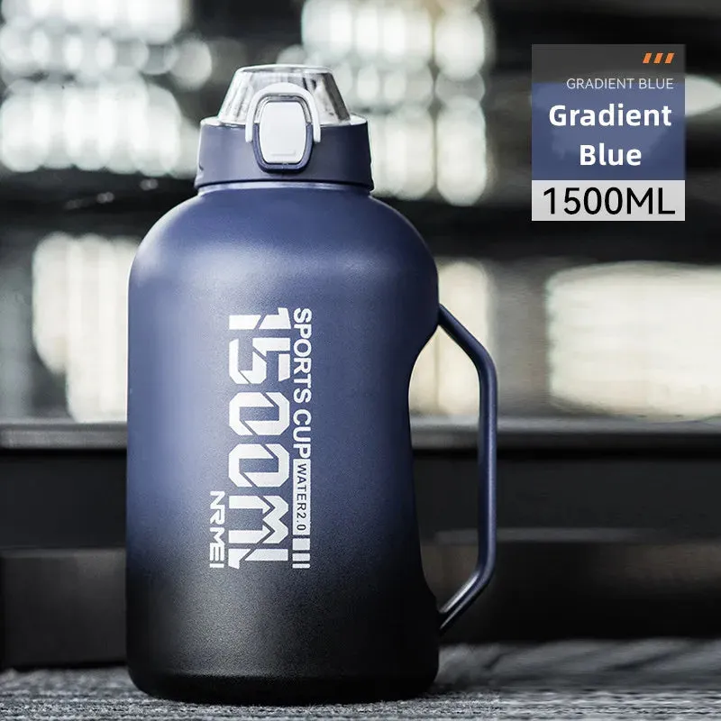 Stainless Steel Thermos Water Bottle - 2 Liter Vacuum Insulated Flask for Outdoor Sports, Gym, and Fitness