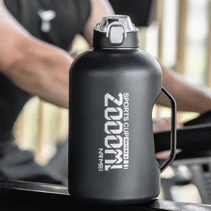 Stainless Steel Thermos Water Bottle - 2 Liter Vacuum Insulated Flask for Outdoor Sports, Gym, and Fitness