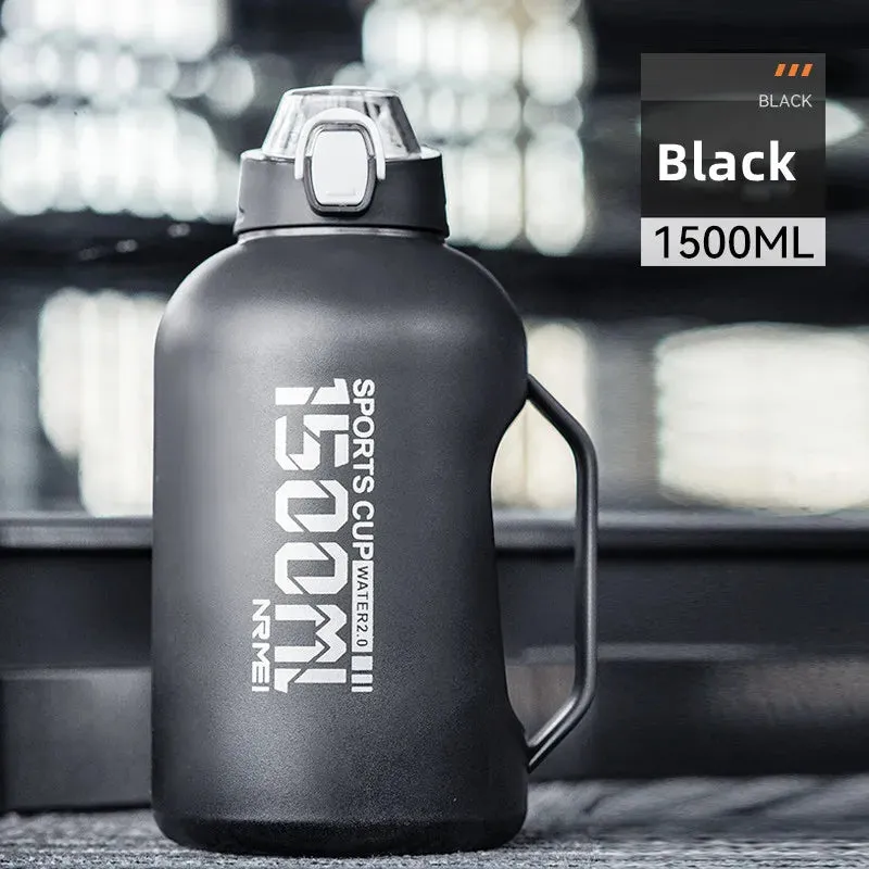 Stainless Steel Thermos Water Bottle - 2 Liter Vacuum Insulated Flask for Outdoor Sports, Gym, and Fitness
