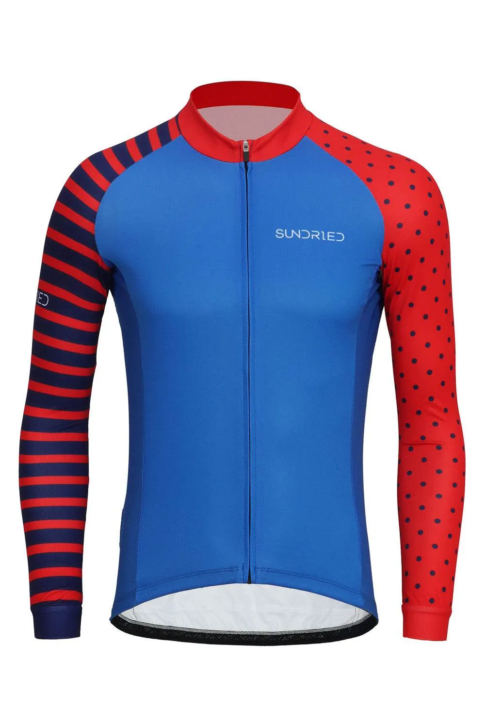 Sundried Spots and Stripes Men's Long Sleeve Cycle Jersey