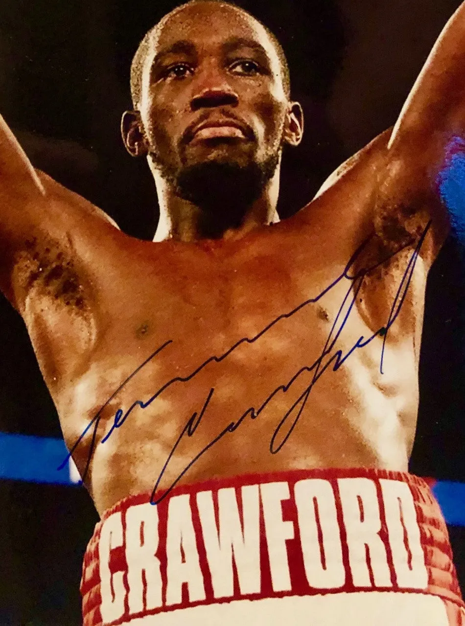 Terence Bud Crawford Autographed Photo 8x10 Boxing WBO World Champion
