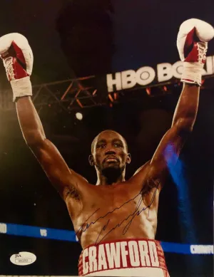 Terence Bud Crawford Autographed Photo 8x10 Boxing WBO World Champion
