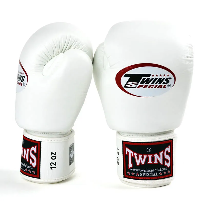 Twins BGVL3 Velcro Boxing Gloves White