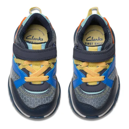 UK 6 Grey Combo Feather Pace Trainers