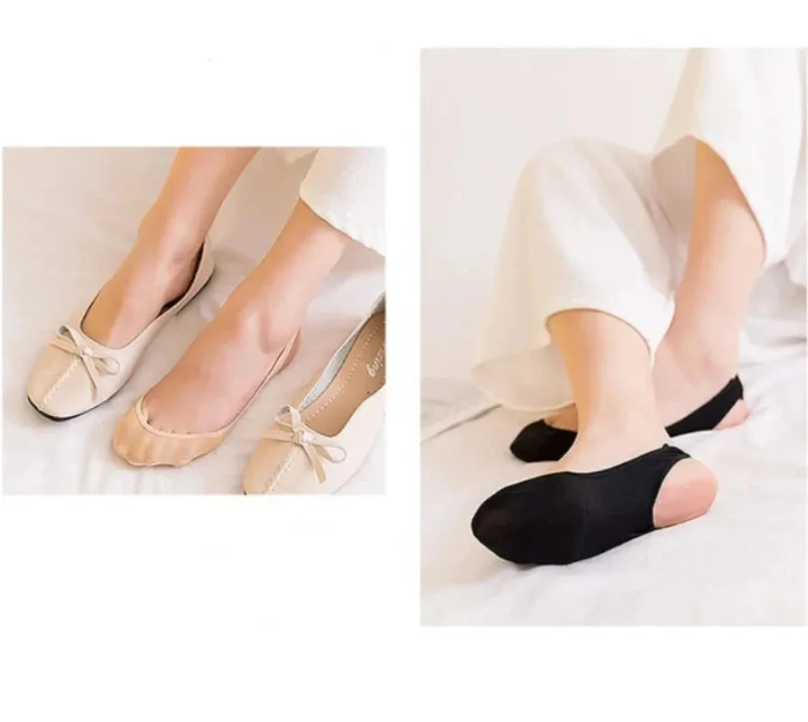 Ultrathin Invisible Non Slip Silk Socks for High Heels
