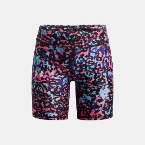 Under Armour 1361246 HeatGear AOP Bike Shorts - Girls