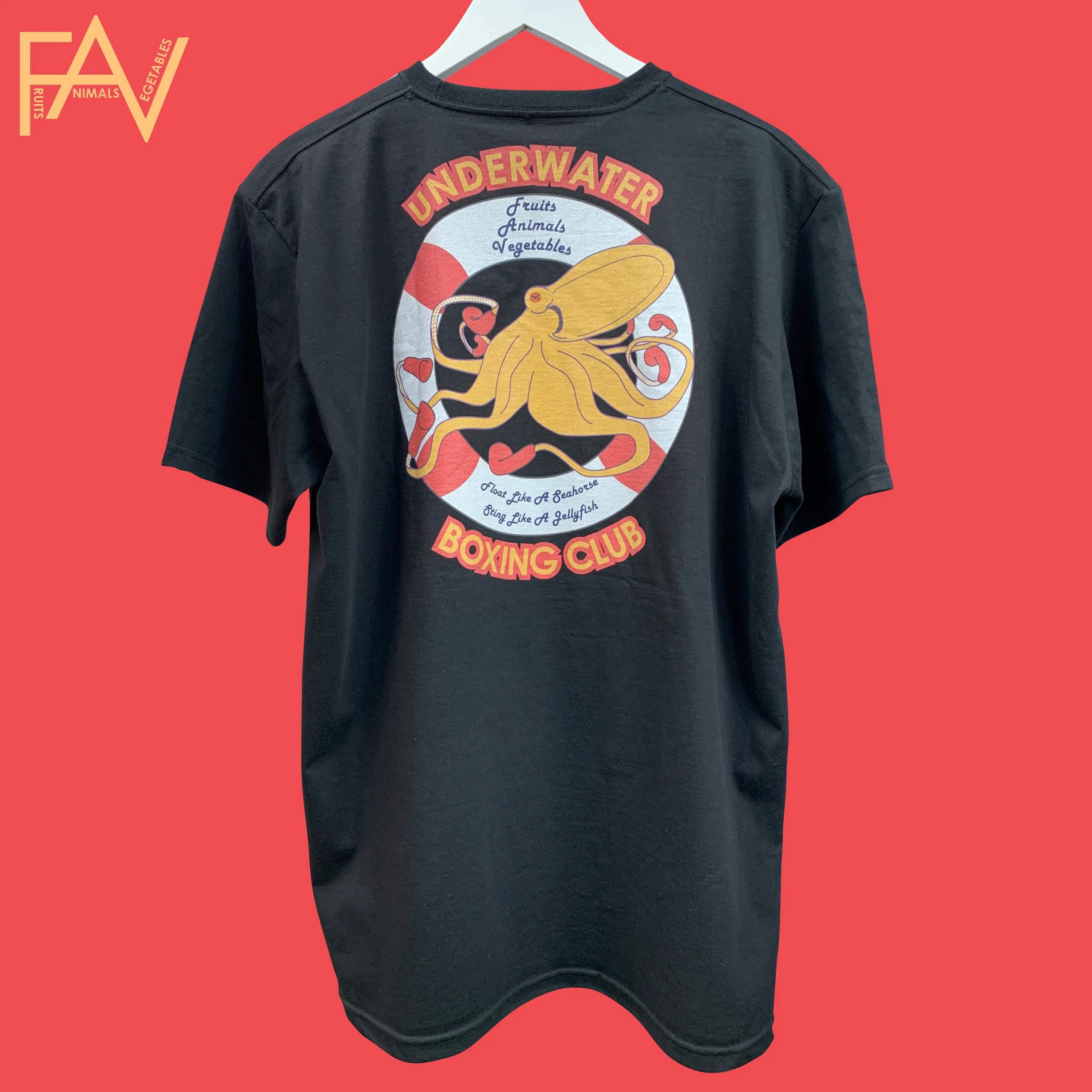 Underwater Boxing Club - Black Organic Heavyweight T-Shirt