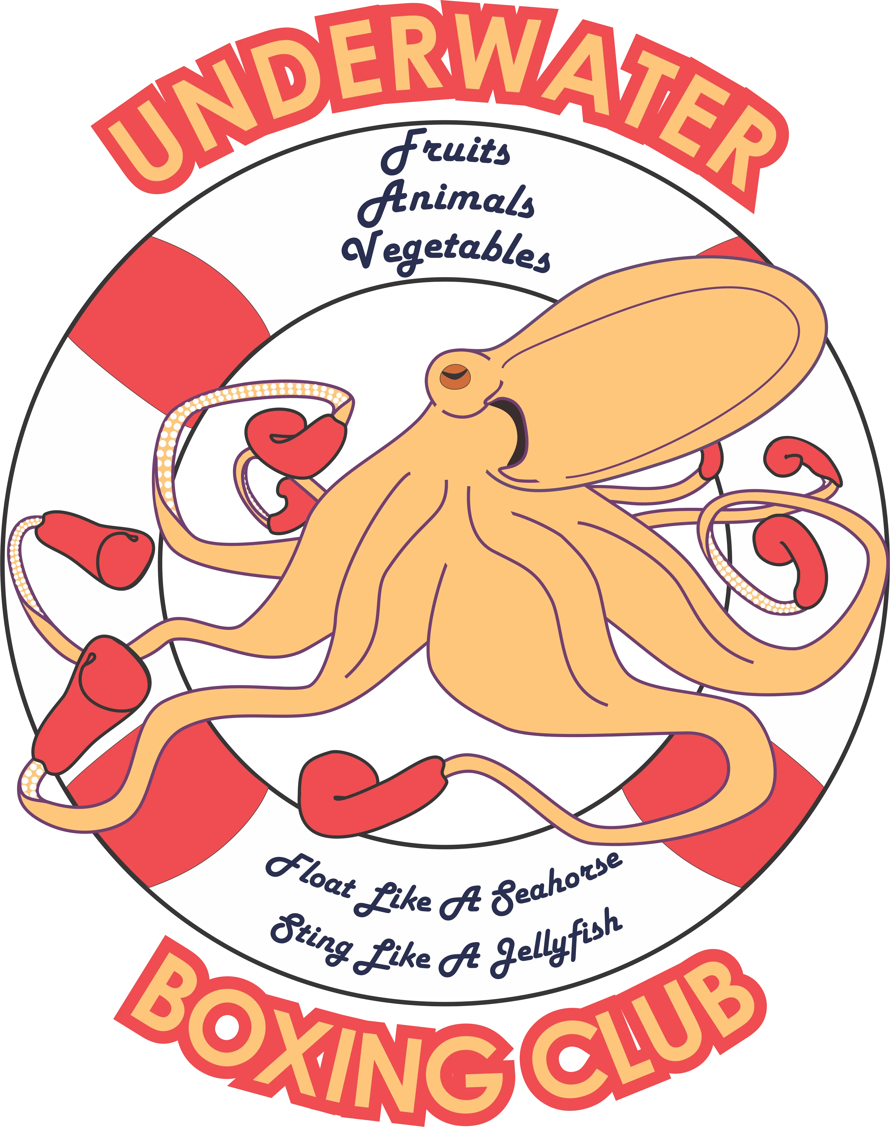 Underwater Boxing Club - Black Organic Heavyweight T-Shirt