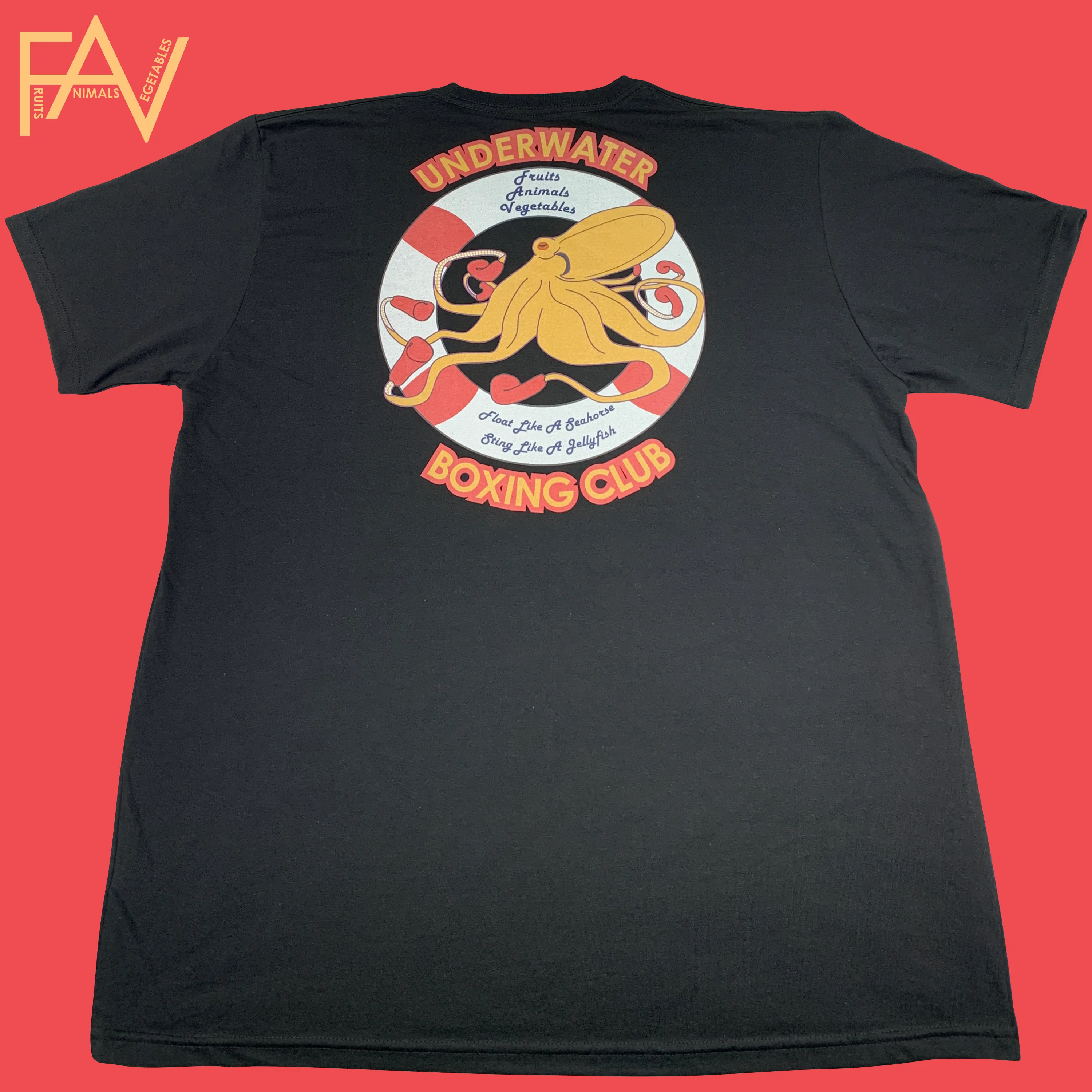 Underwater Boxing Club - Black Organic Heavyweight T-Shirt