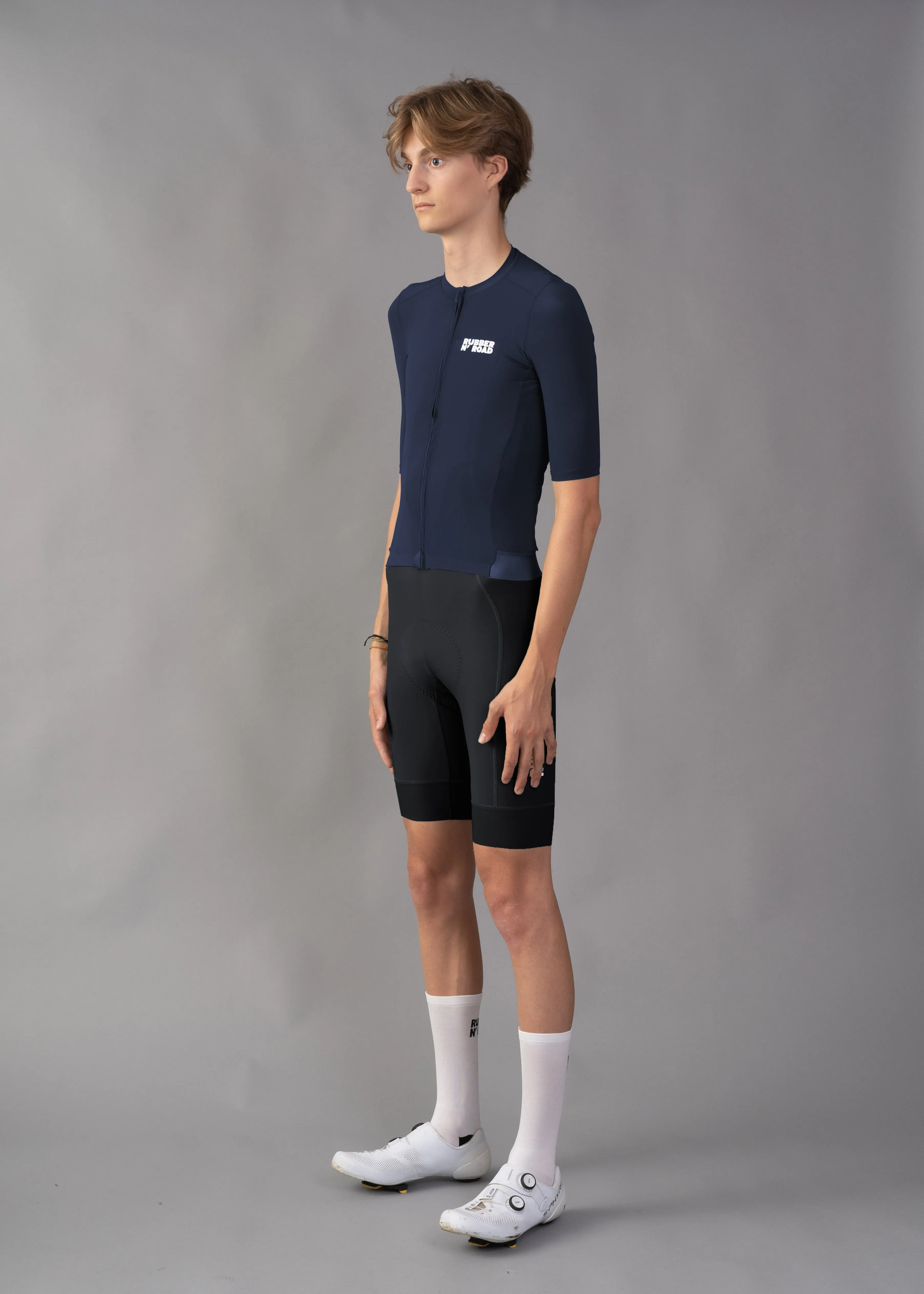 Uniform Bib Shorts - Black/White