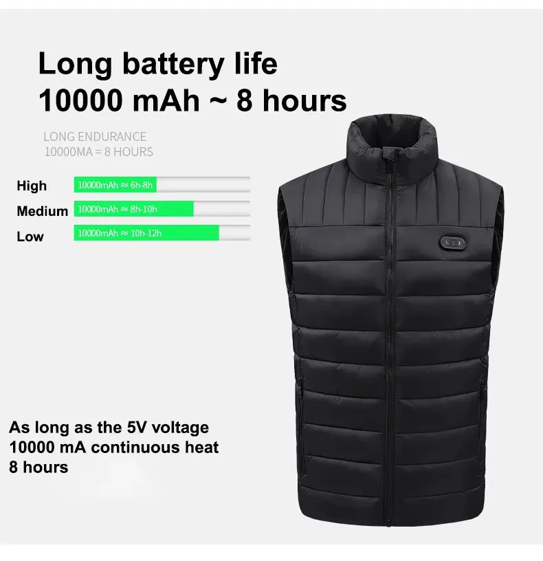 Unisex 15 Area Smart Heated Gilet
