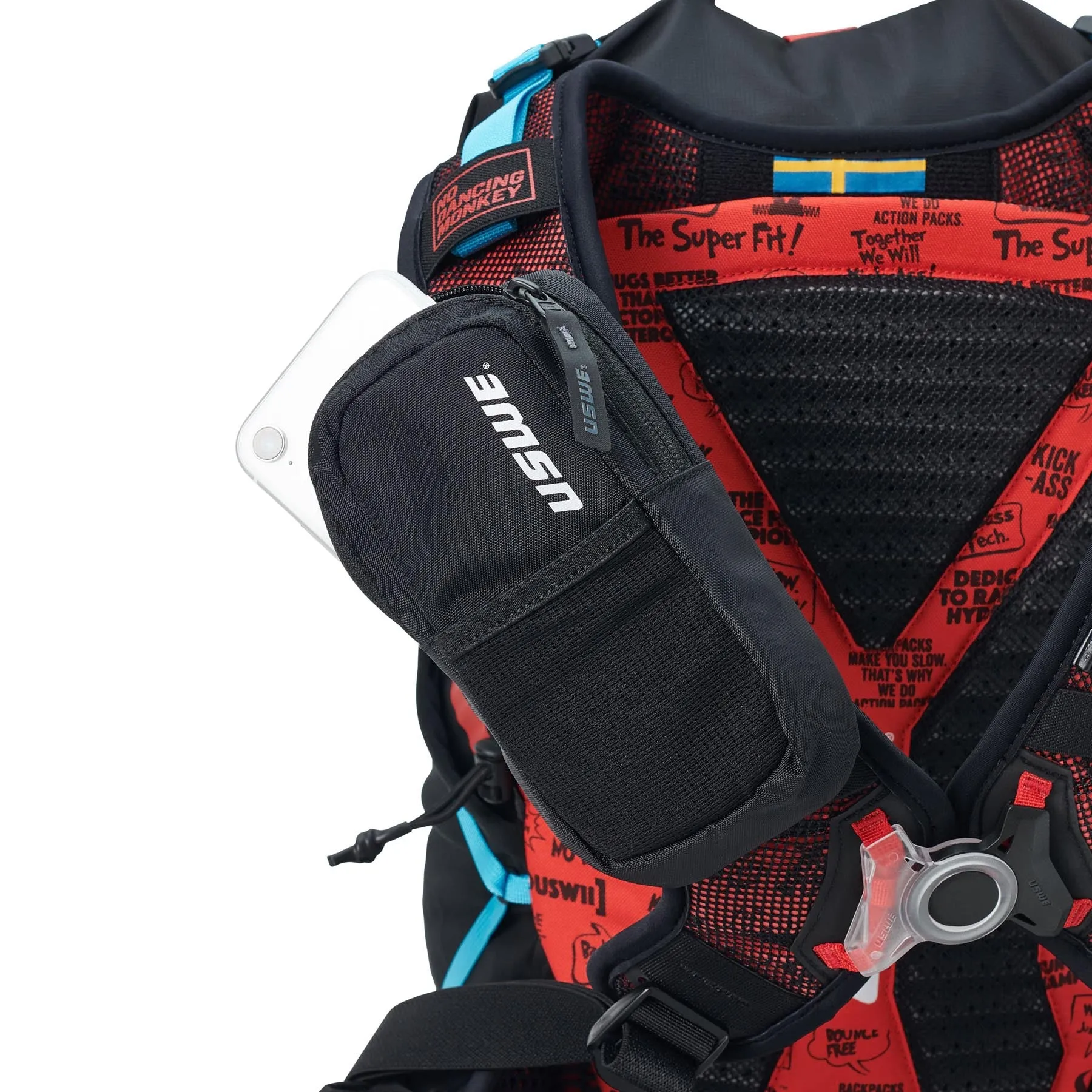 USWE Hajker 30L MTB & Hiking Rolltop Daypack - Carbon Black