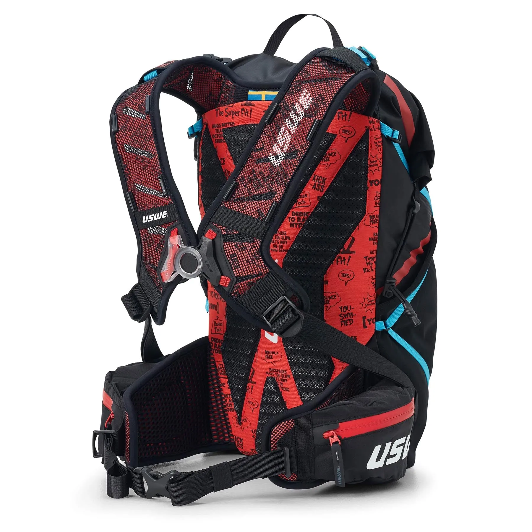 USWE Hajker 30L MTB & Hiking Rolltop Daypack - Carbon Black