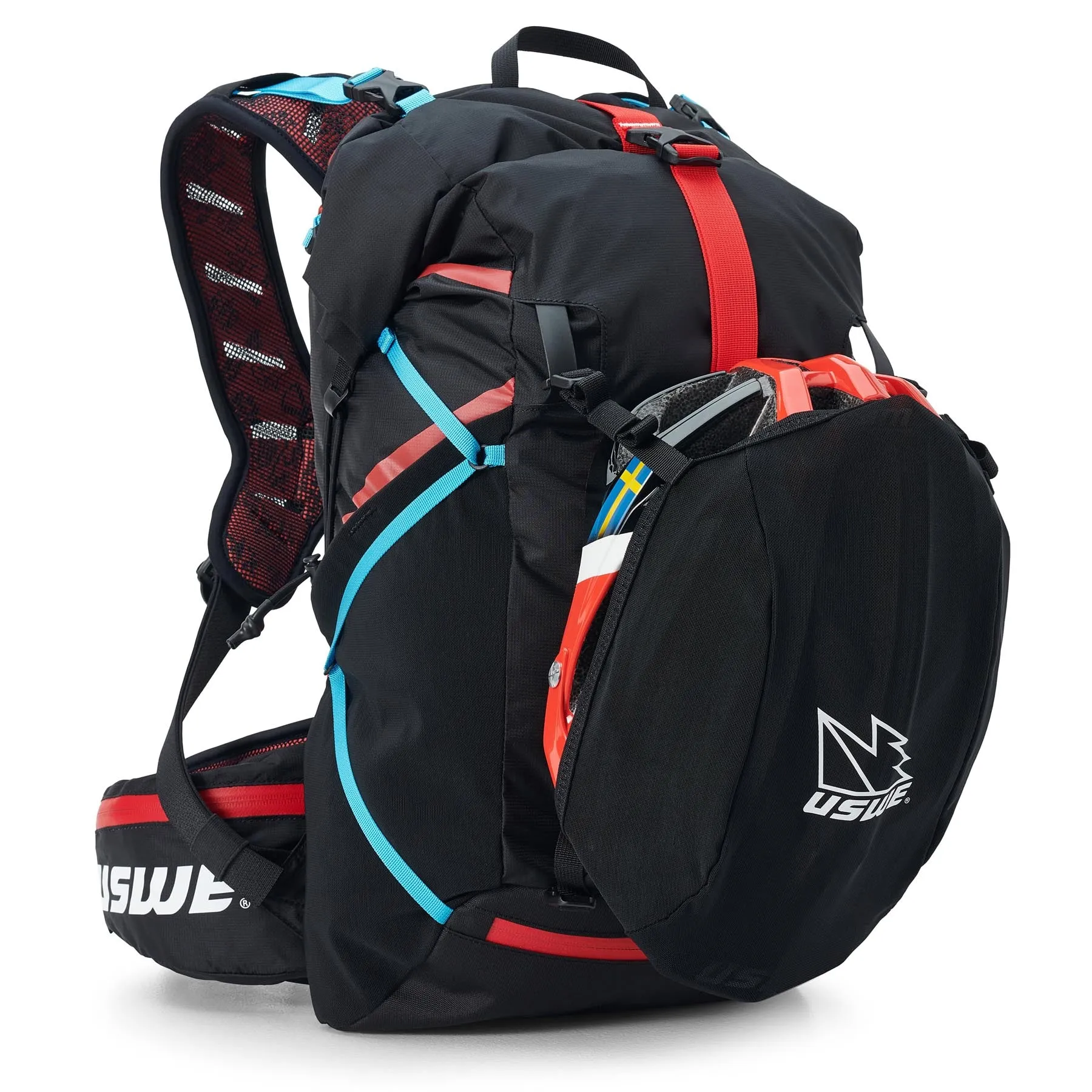 USWE Hajker 30L MTB & Hiking Rolltop Daypack - Carbon Black
