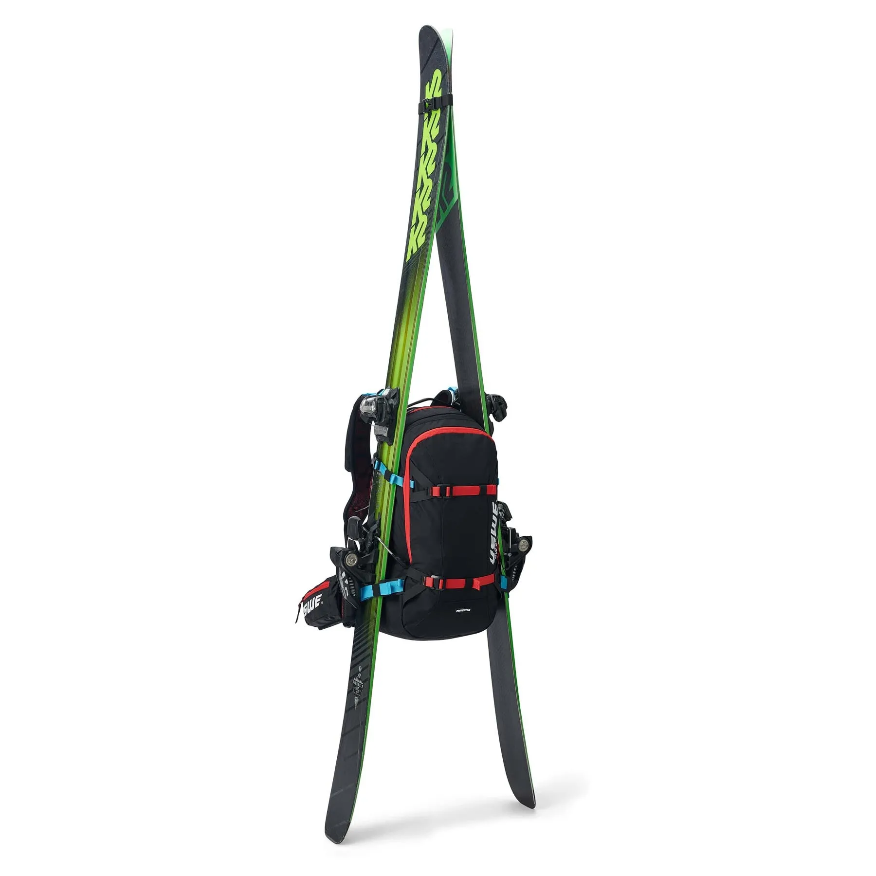 USWE Pow 14L JR Alpine Skiing Protector Pack - Carbon Black