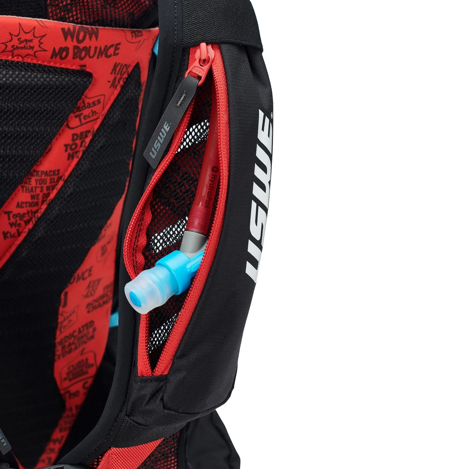 USWE Pow 16L Alpine Skiing Protector Pack - Carbon Black