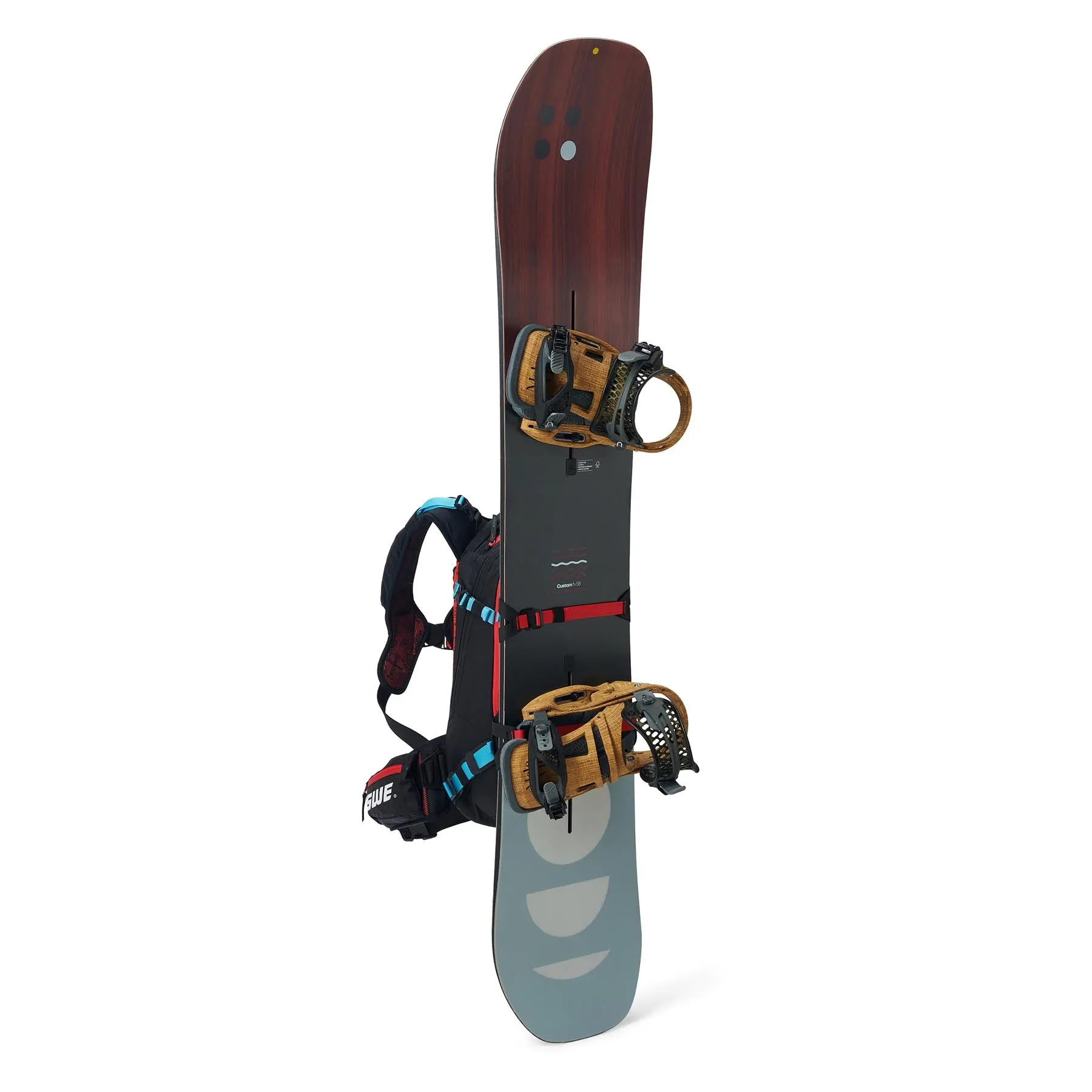USWE Pow 16L Alpine Skiing Protector Pack - Carbon Black