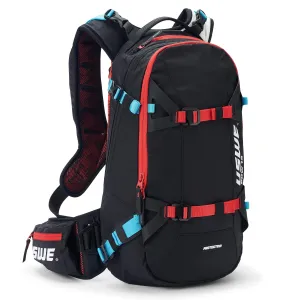 USWE Pow 16L Alpine Skiing Protector Pack - Carbon Black