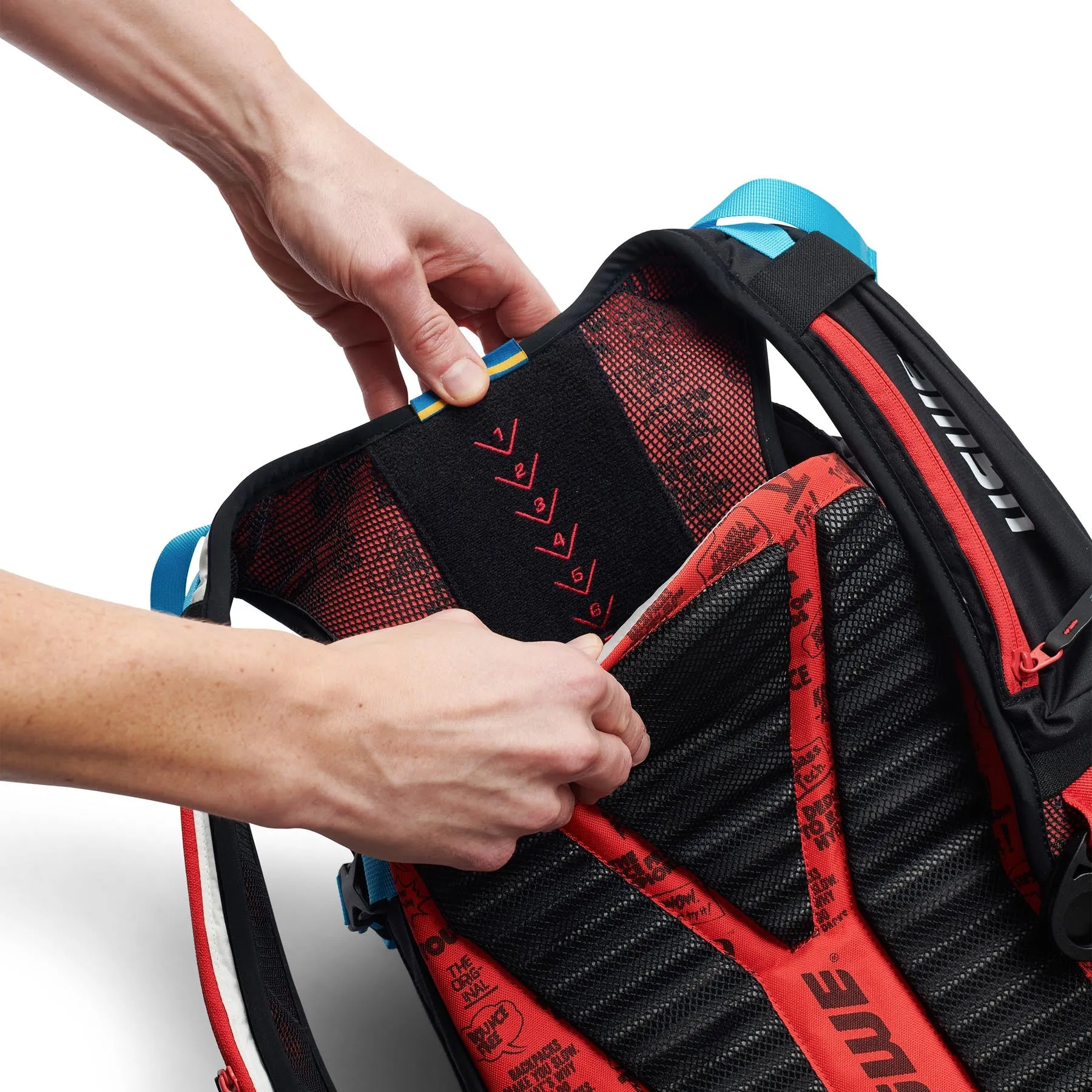 USWE Pow 16L Alpine Skiing Protector Pack - Carbon Black