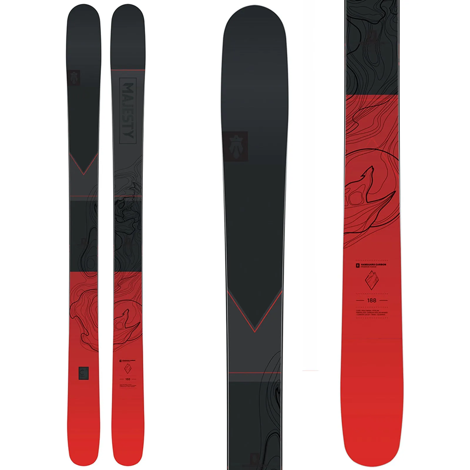 Vanguard Carbon - Backcountry Freeride Touring Skis | 118 mm