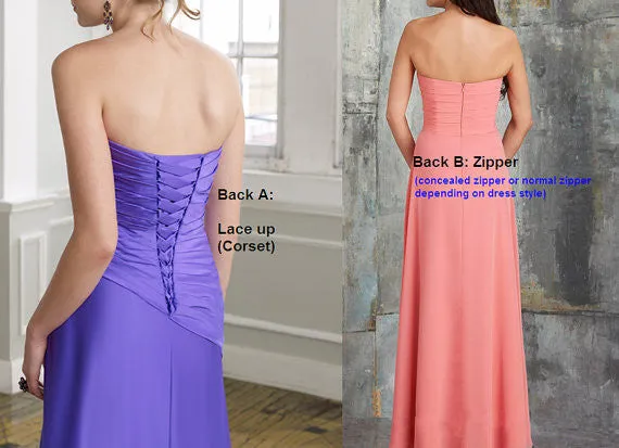 Vintage Short Chiffon Wedding Party Dress V-Neck Teal Formal Dress(BM3171)