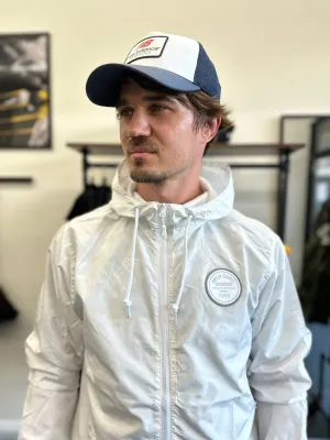 Wild Card Boxing Old School Logo Windbreaker - White Camo