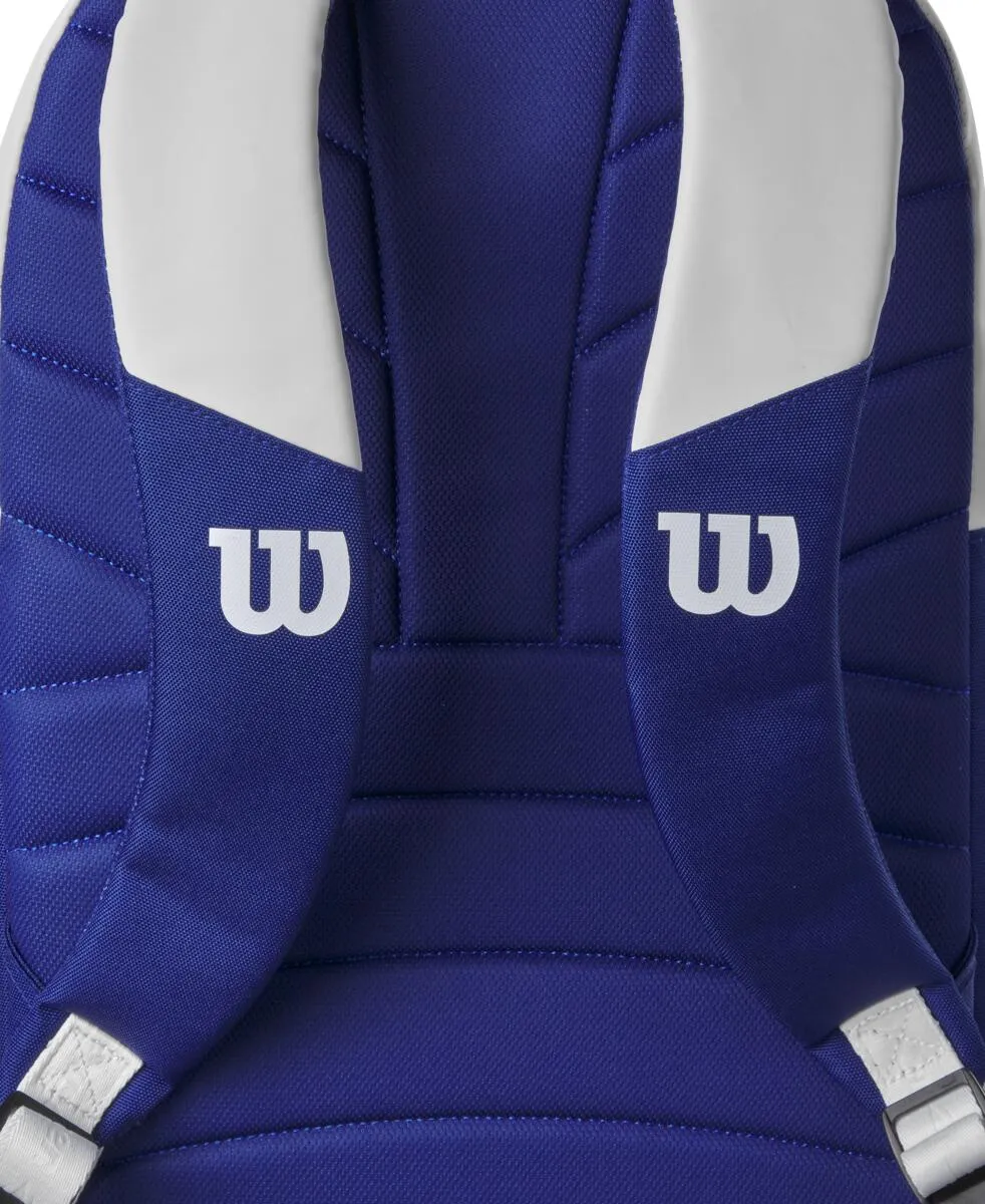 Wilson US Open Tour Backpack Racquet Bag (Blue / White)