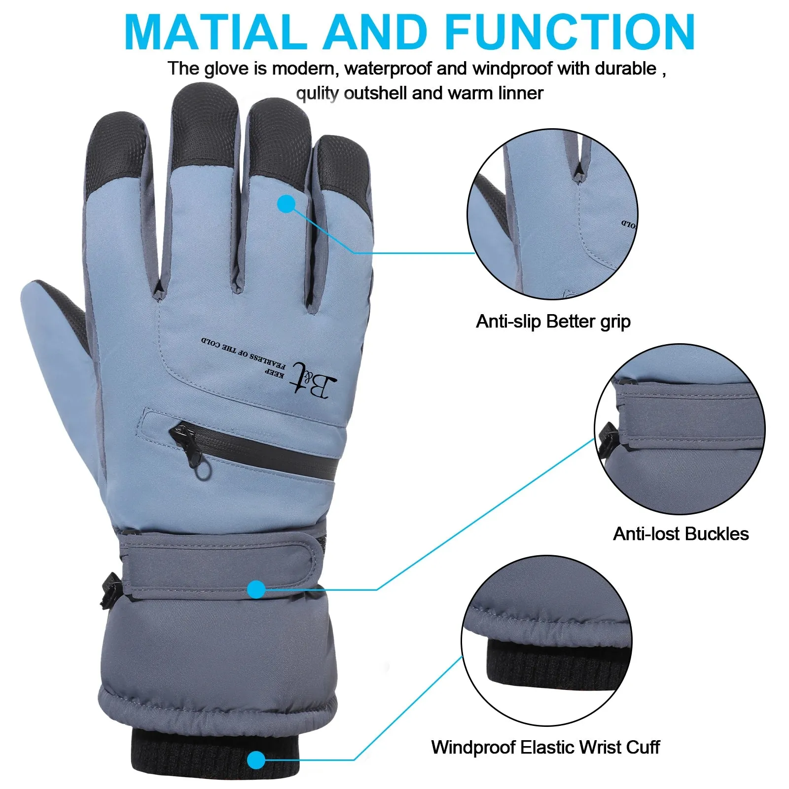 Winter Ski Gloves