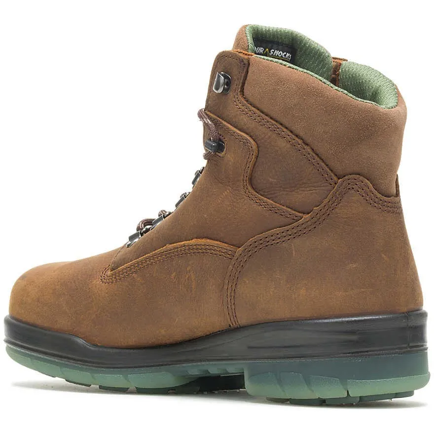 Wolverine Men's I-90 Durashocks 6" Steel Toe WP 200G Ins Work Boot- Brown- W03294