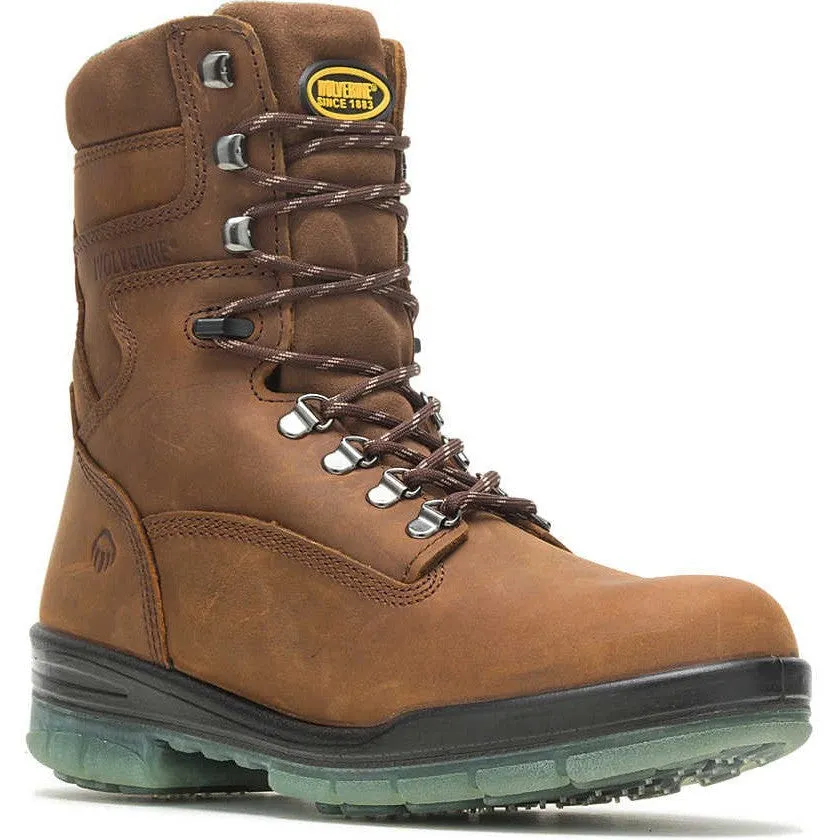 Wolverine Men's I-90 Durashocks 8" Steel Toe WP 200G Ins Work Boot- Stone- W03295