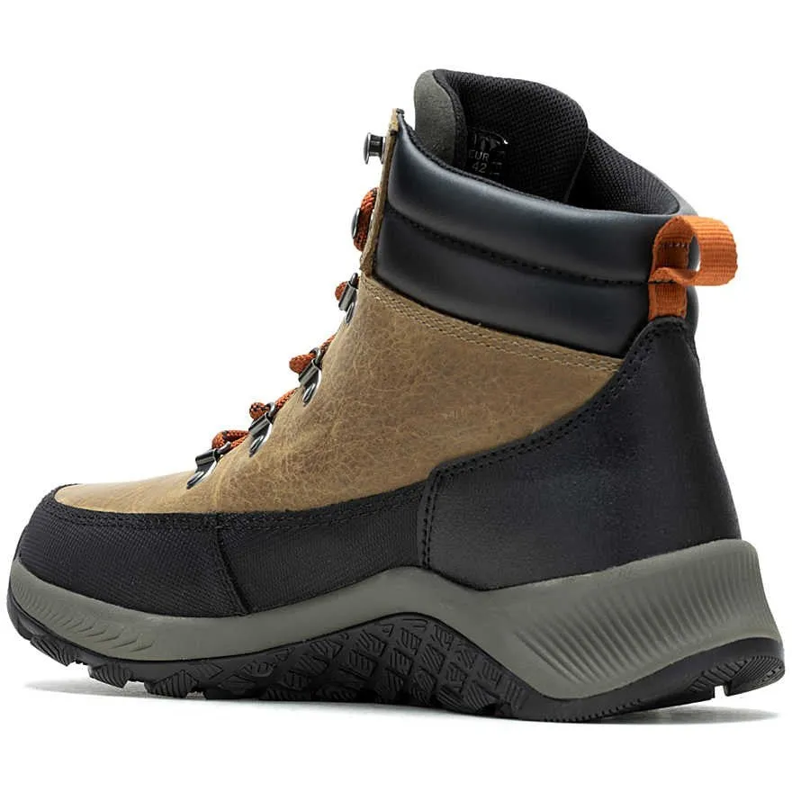 Wolverine Men's Luton Trail Mid WP Hiking Boot -Gravel- W880447