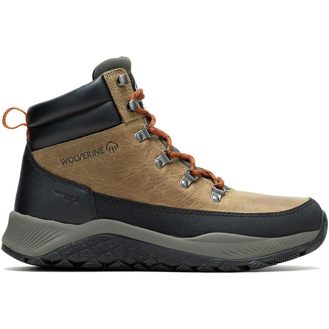 Wolverine Men's Luton Trail Mid WP Hiking Boot -Gravel- W880447