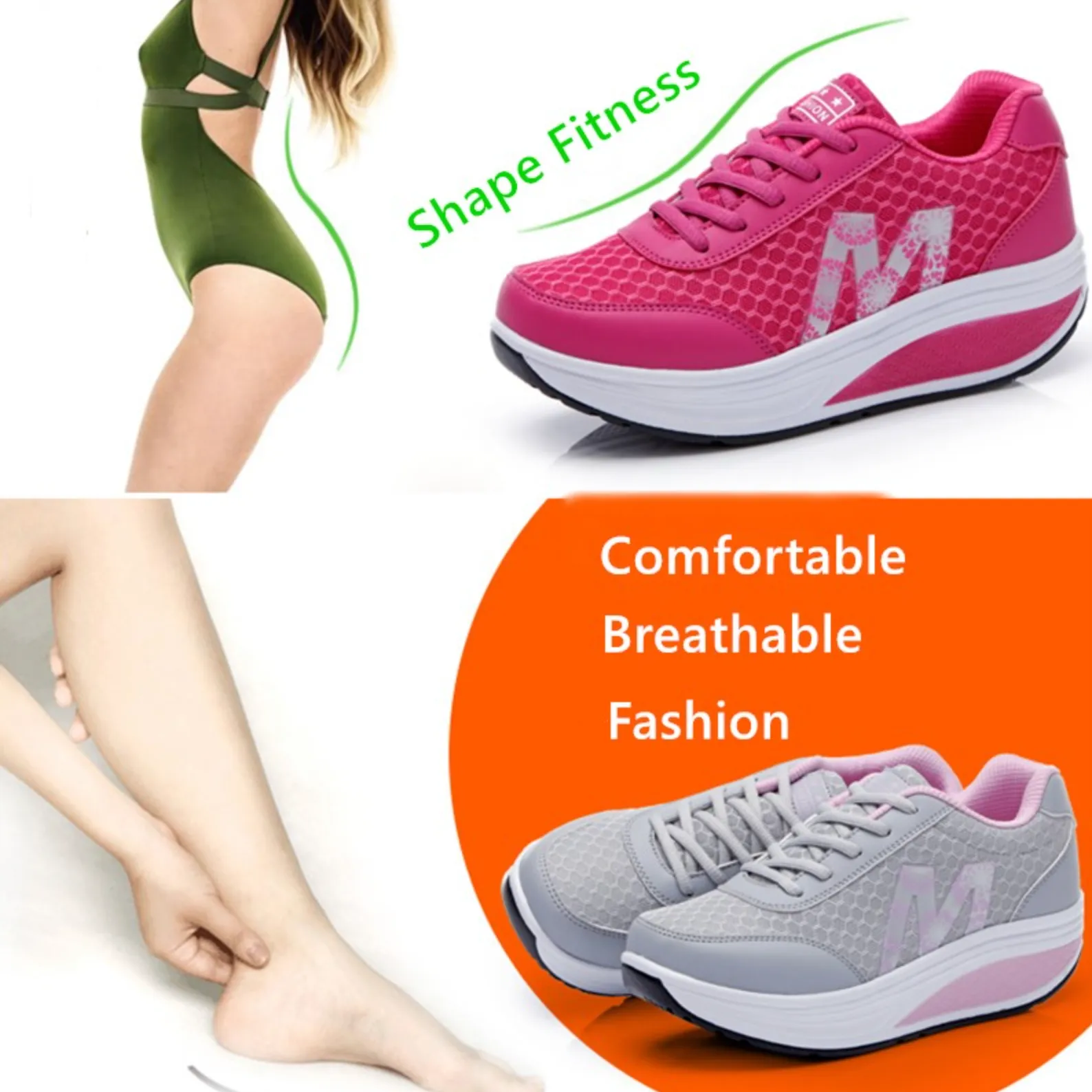 Women Orthopedic Lightweight Walking Sneakers, Comfortable Work Shoes