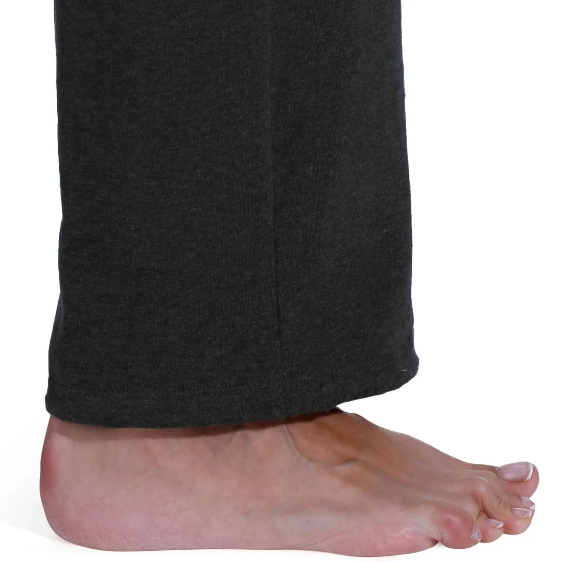 Women's Organic Cotton Yoga Bottoms - Dark Grey