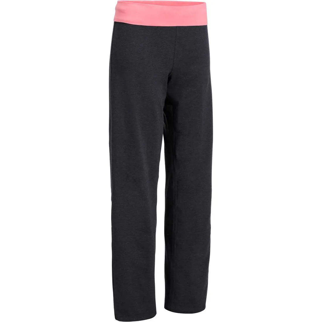 Women's Organic Cotton Yoga Bottoms - Dark Grey